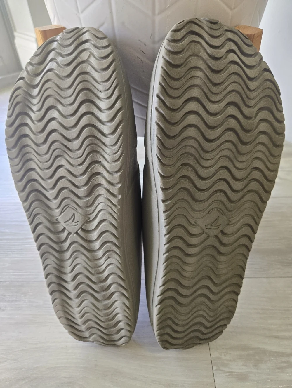 Sperry Mens Grey Windward Float Slide Slip-On Comfy Sandal Sz 11